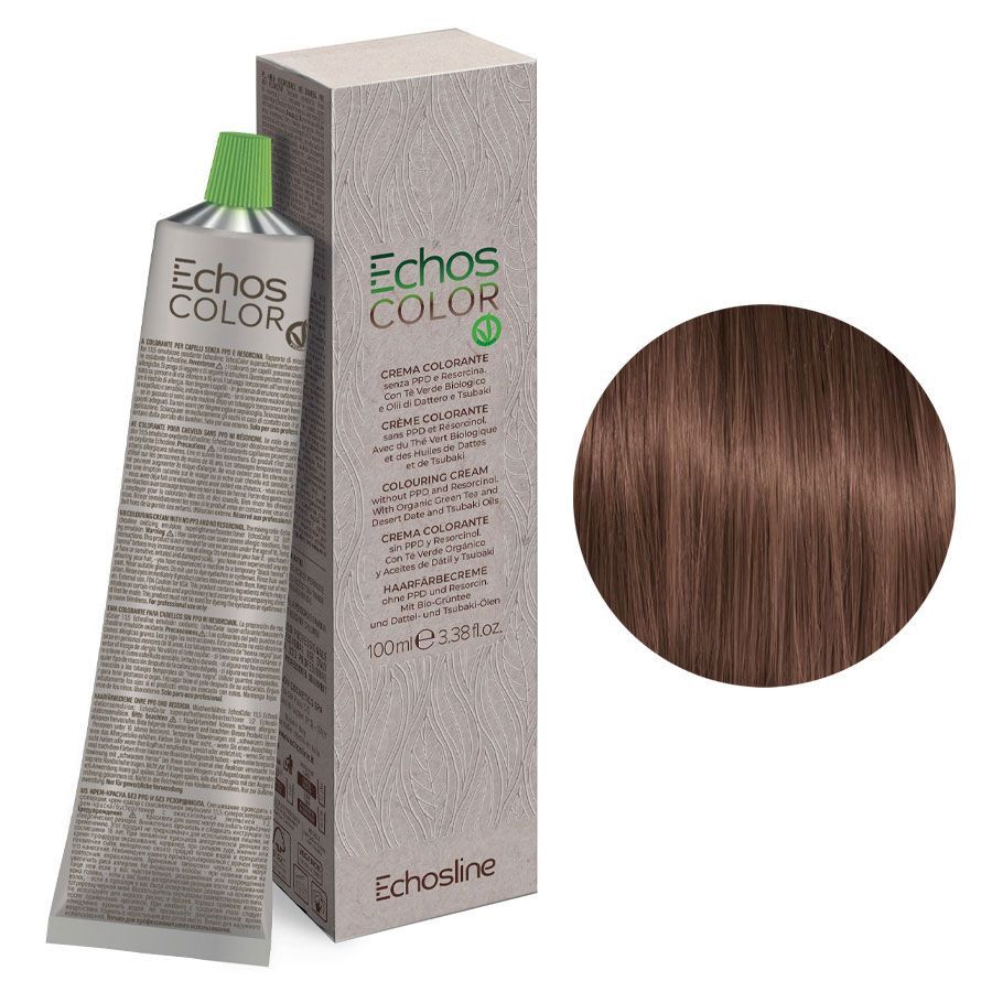 echosline color crema colorante n 7.74 biondo medio marrone rame 100 ml