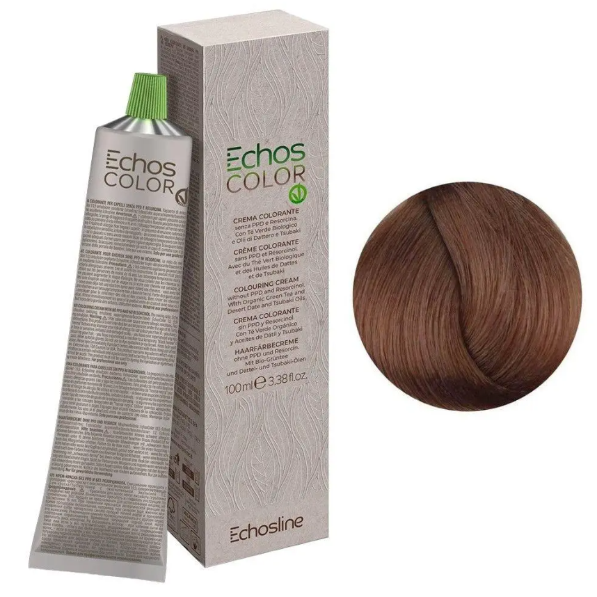 echosline color crema colorante n 7.72 biondo medio marrone caldo 100 ml
