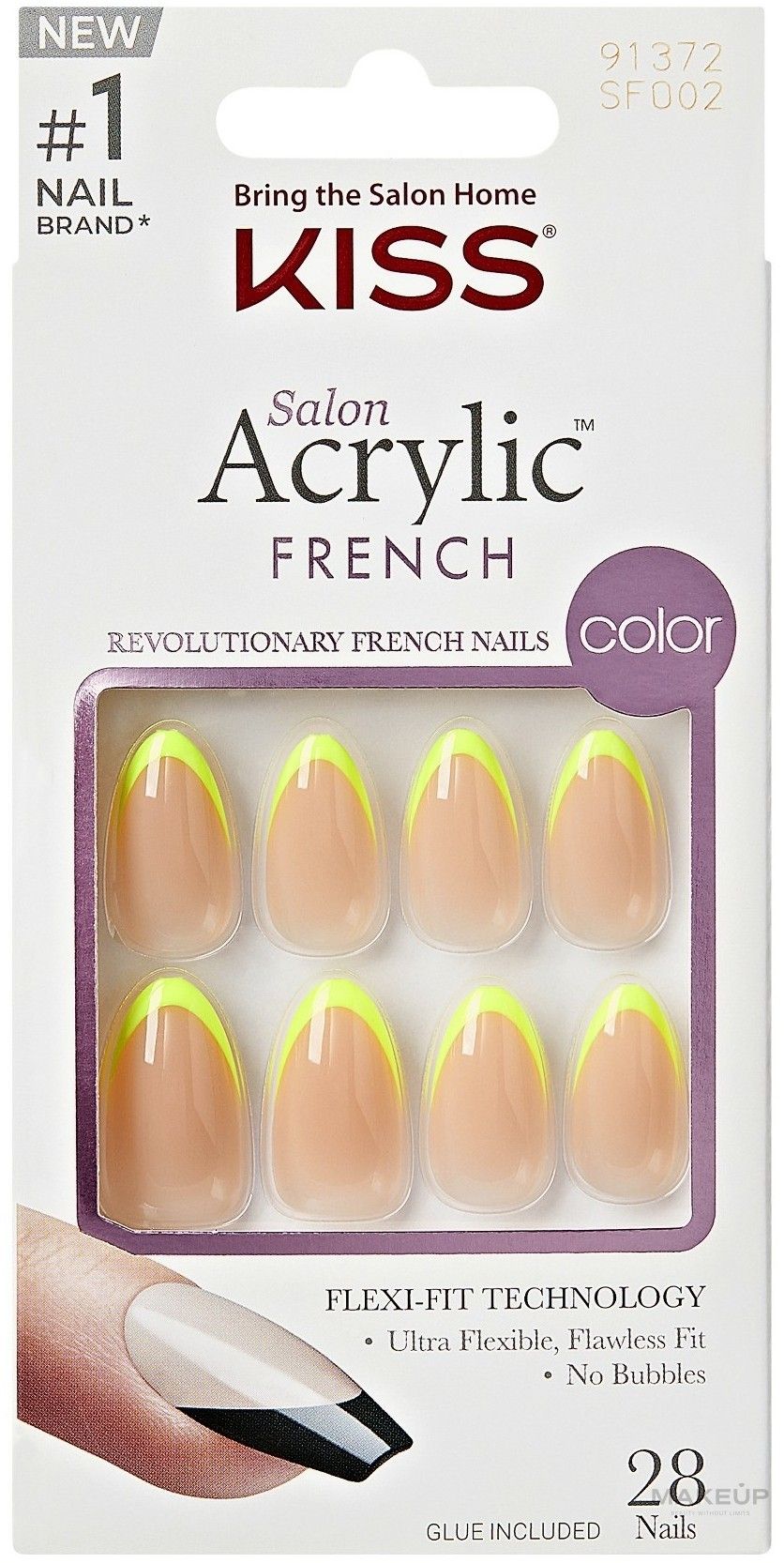 kiss acrylic french color