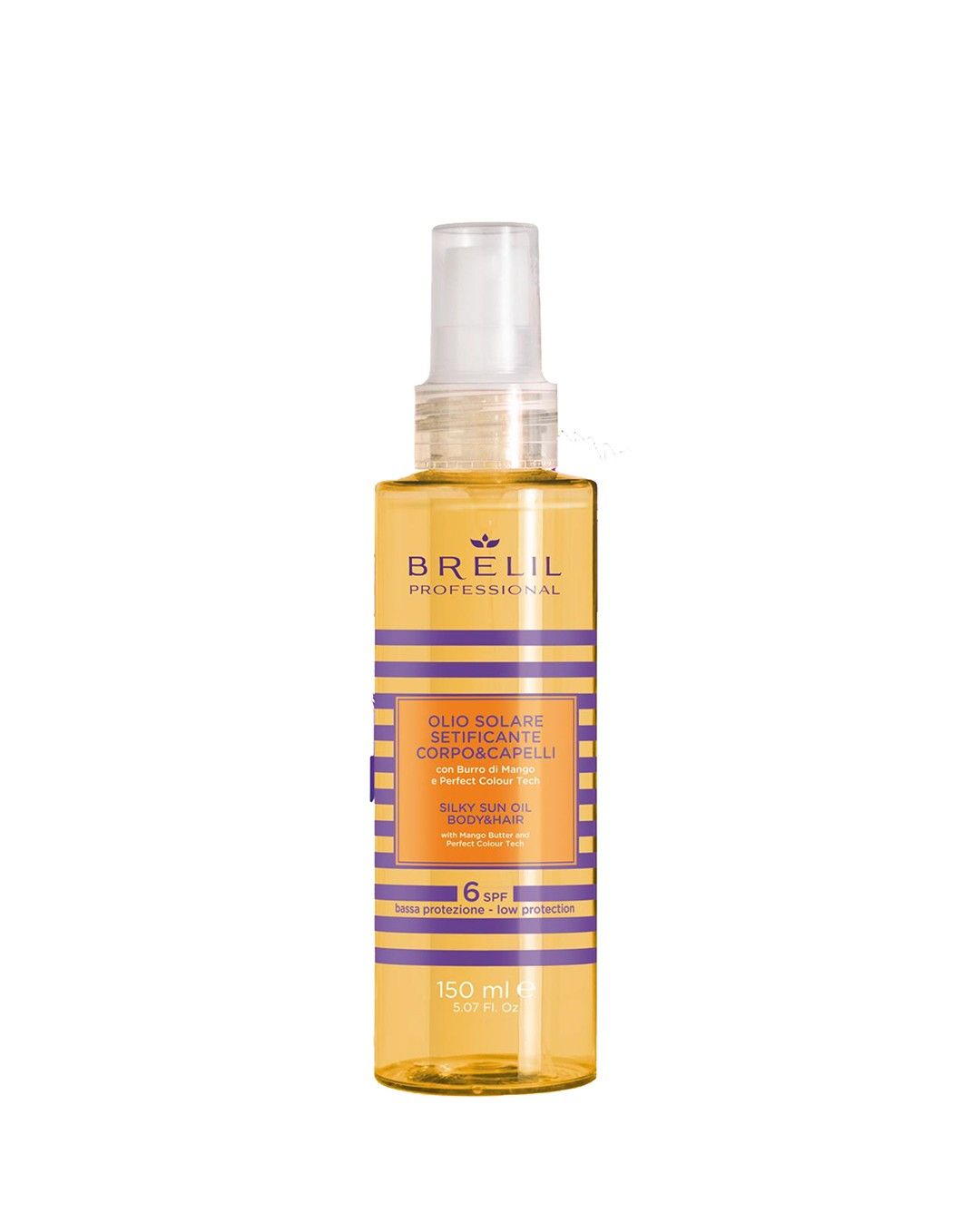 brelil olio solare setificante corpo - capelli 150 ml