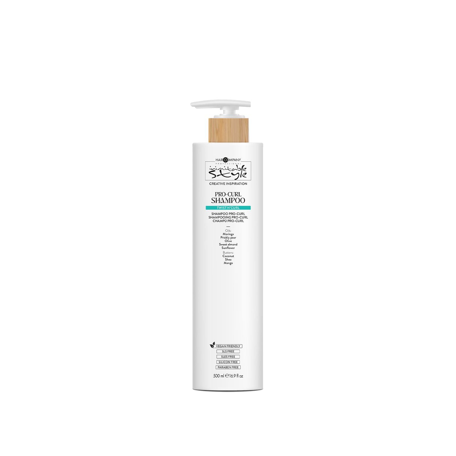 Hair Company – Inimitable Style Creative – Pro-curl Shampoo – Shampoo Capelli Ricci 500 mL