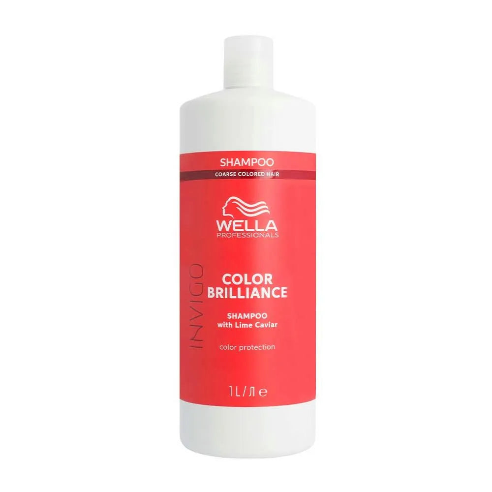 Wella Professionals - Color Brilliance Shampoo 1000 ml – Protezione Colore per Capelli Spessi