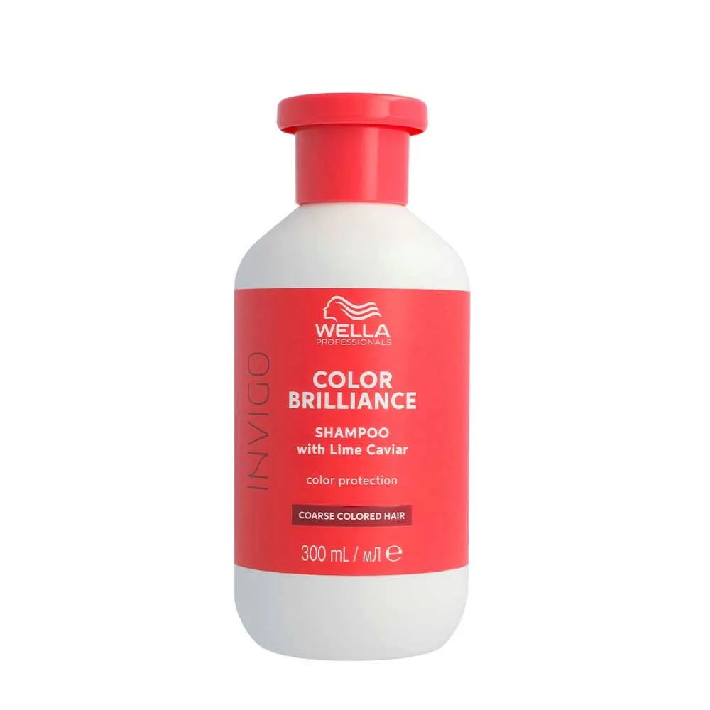 Wella Professionals - Color Brilliance - Coarse Color Protection Shampoo 300 mL - Capelli Spessi