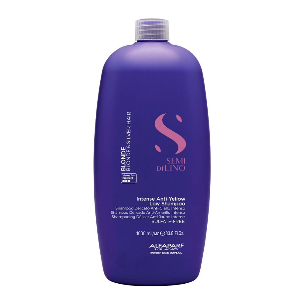 Alfaparf Milano - Semi di Lino - Blonde - Intense Anti Yellow Shampoo delicato antigiallo intenso 1000 mL