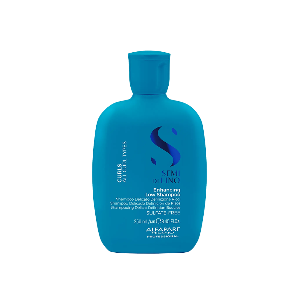 Alfaparf Milano Semi di Lino Curls Enhancing Low Shampoo 250 mL - Deterge e definisce onde e ricci