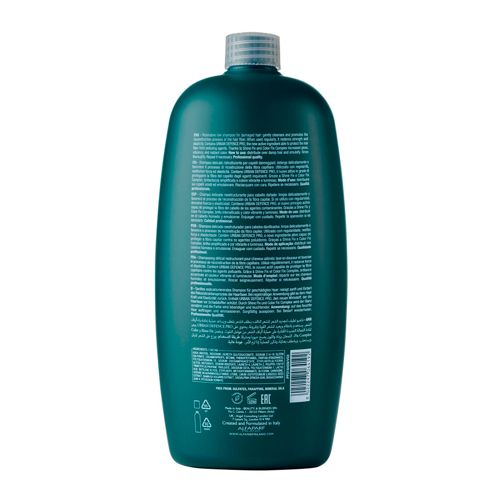 Alfaparf Milano - Semi Di Lino - Reconstruction Reparative Low Shampoo - Shampoo Ristrutturante 1000 mL