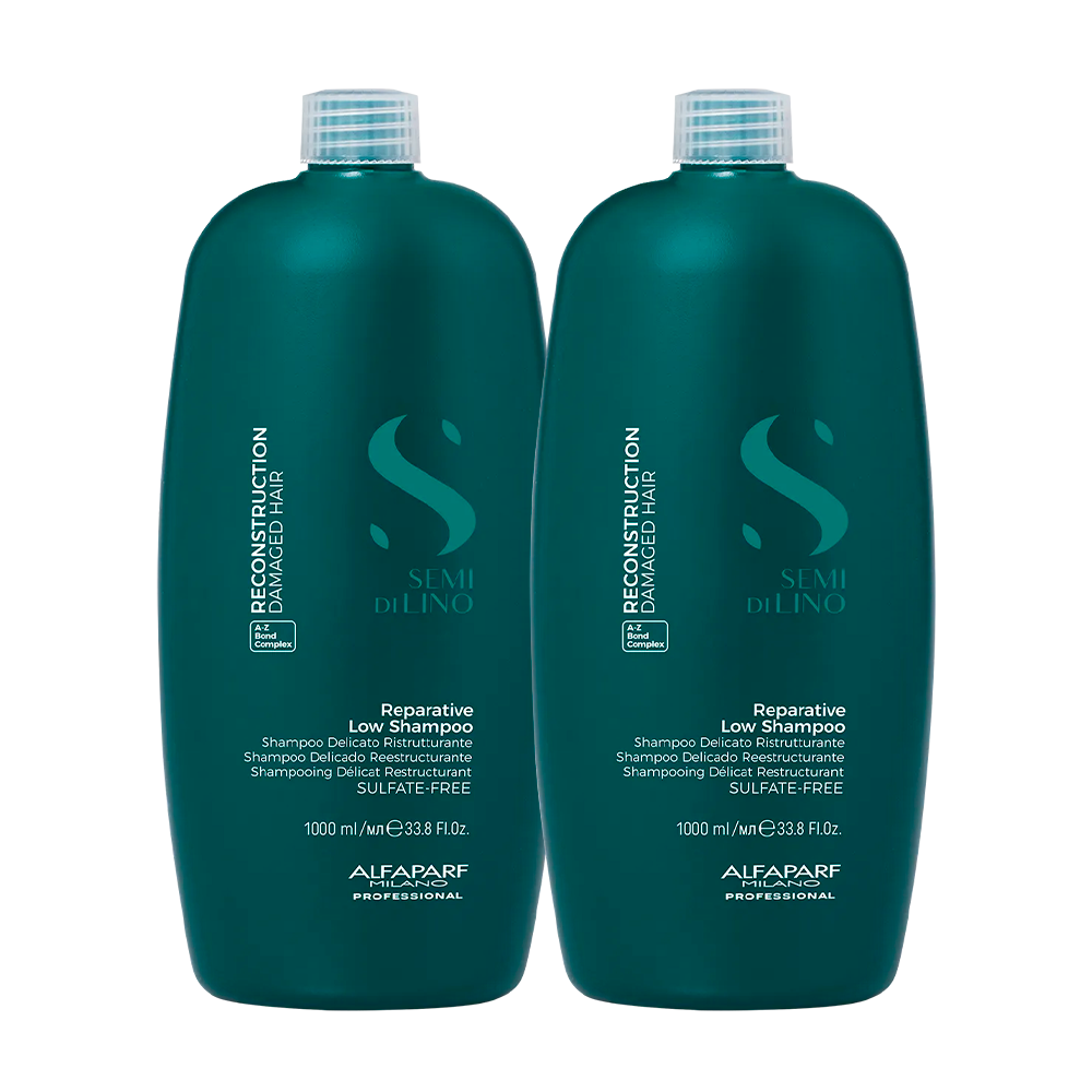 Alfaparf Milano - Semi Di Lino Reconstruction Shampoo Ristrutturante 1000 mL ×2