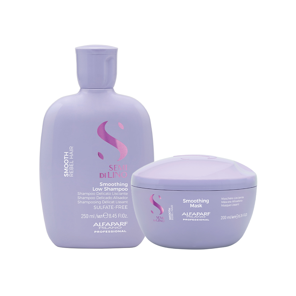 Alfaparf Milano Semi di Lino - Smoothing Shampoo & Mask (250 mL + 200 mL)