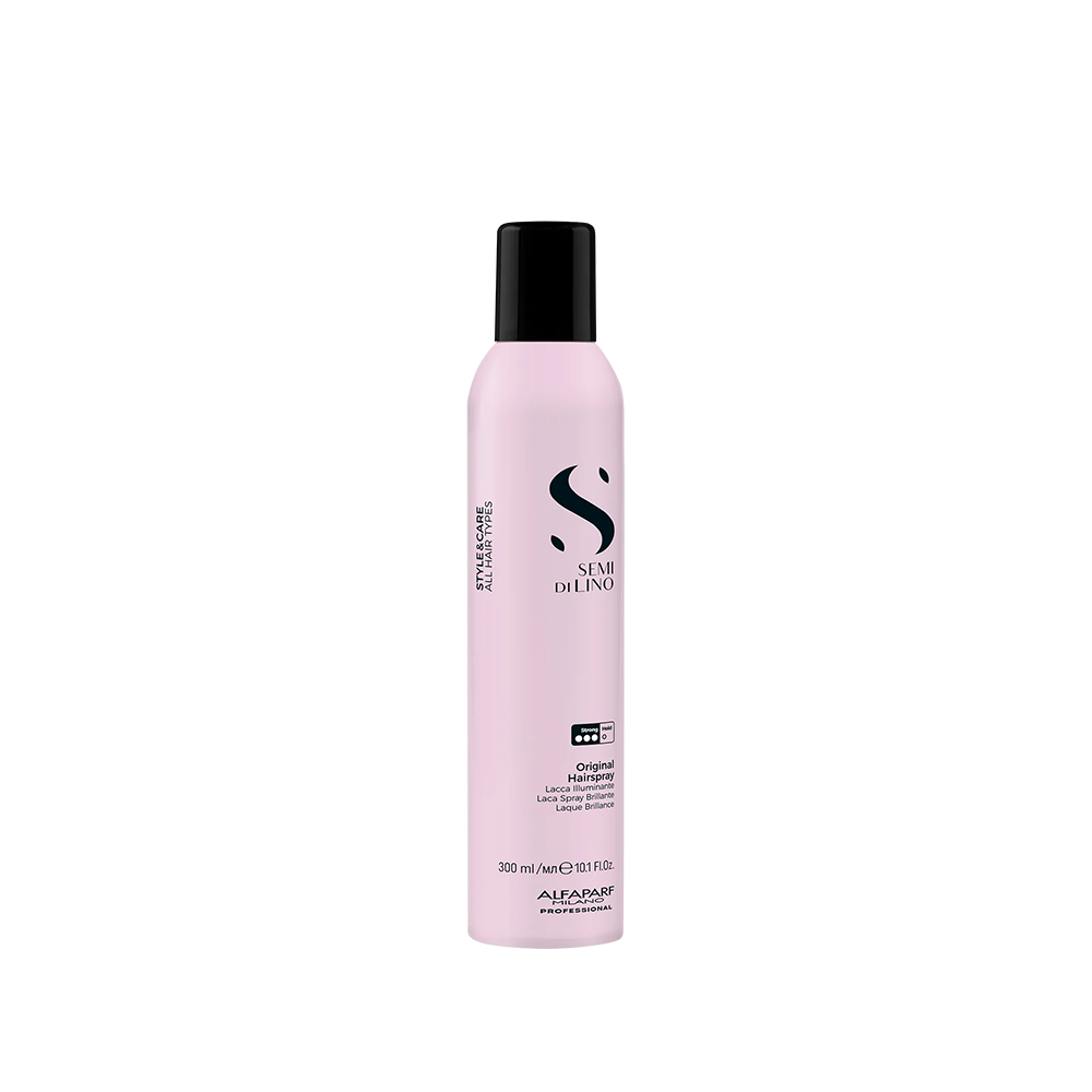 Alfaparf Milano - Semi Di Lino Style & Care Original Hairspray 300 mL - Lacca illuminante forte