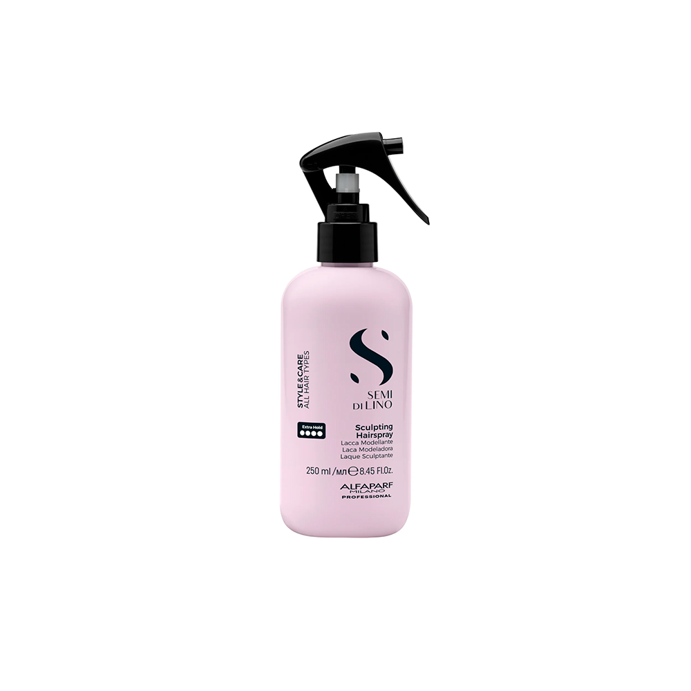 Alfaparf Milano Semi di Lino Sculpting Hairspray - Lacca spray no-gas a tenuta extra-forte 250 mL