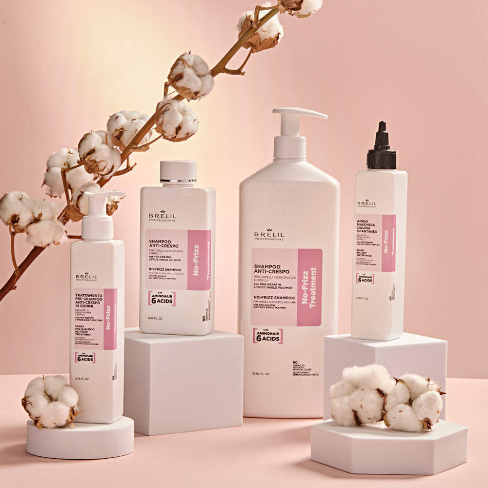 Brelil - No-Frizz Treatment - Trattamento Pre-shampoo Anticrespo 14 giorni 200 mL