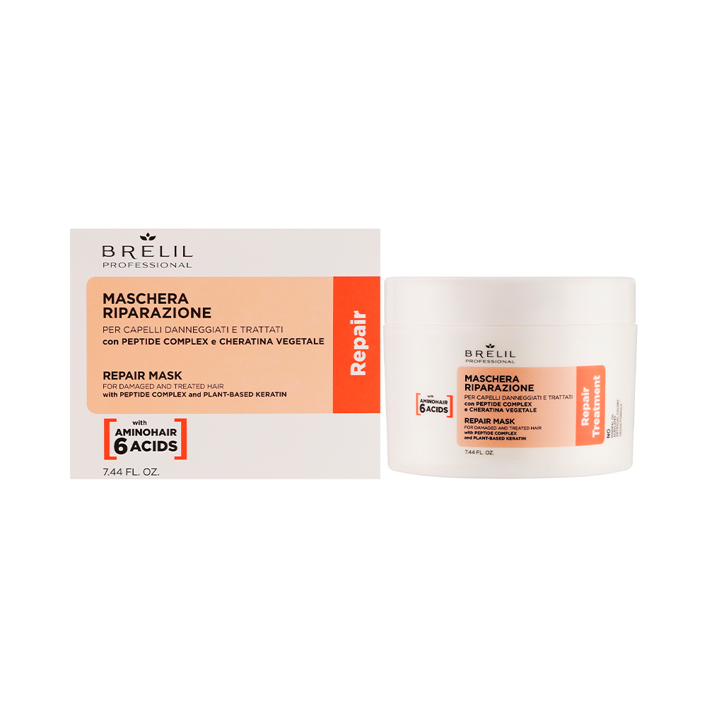 Brelil Repair Treatment Mask 220 mL - maschera riparazione