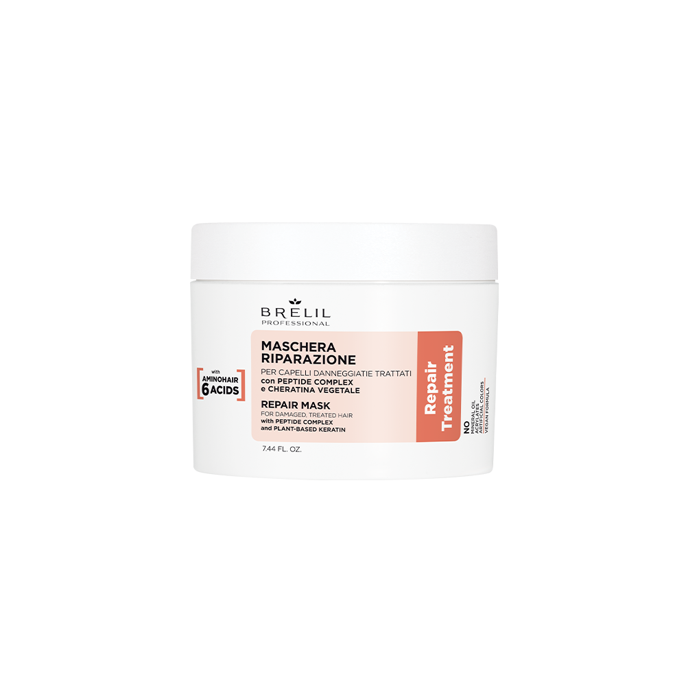Brelil - Repair Treatment - Maschera riparazione 220 mL - capelli danneggiati trattati