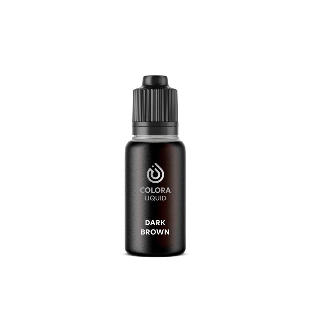 Colora Liquid Eyebrows Pigments Dark Brown 10 mL - marrone scuro