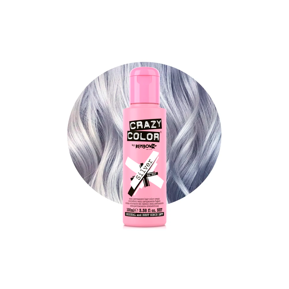 Crazy Color 27 Silver 100 mL Argento - colorazione semi-permanente senza ammoniaca