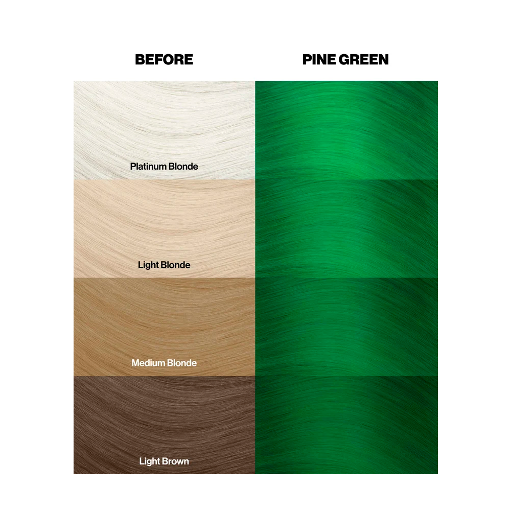 Crazy Color 46 Pine Green 100 mL Verde Intenso - colorazione semi-permanente senza ammoniaca