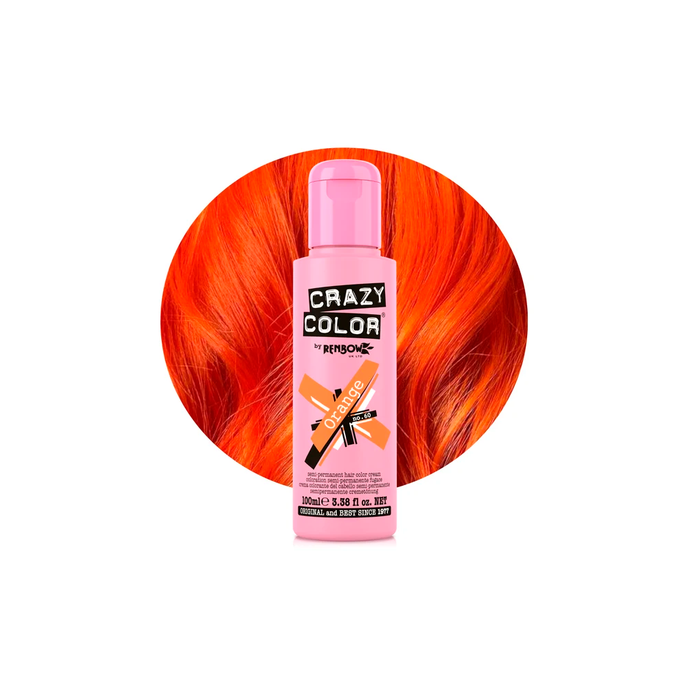 Crazy Color 60 Orange 100 mL Arancione - colorazione semi-permanente senza ammoniaca