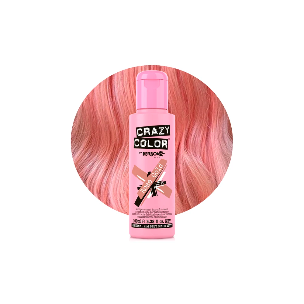 Crazy Color 73 Rose Gold 100 mL Oro Rosa - colorazione semi-permanente senza ammoniaca