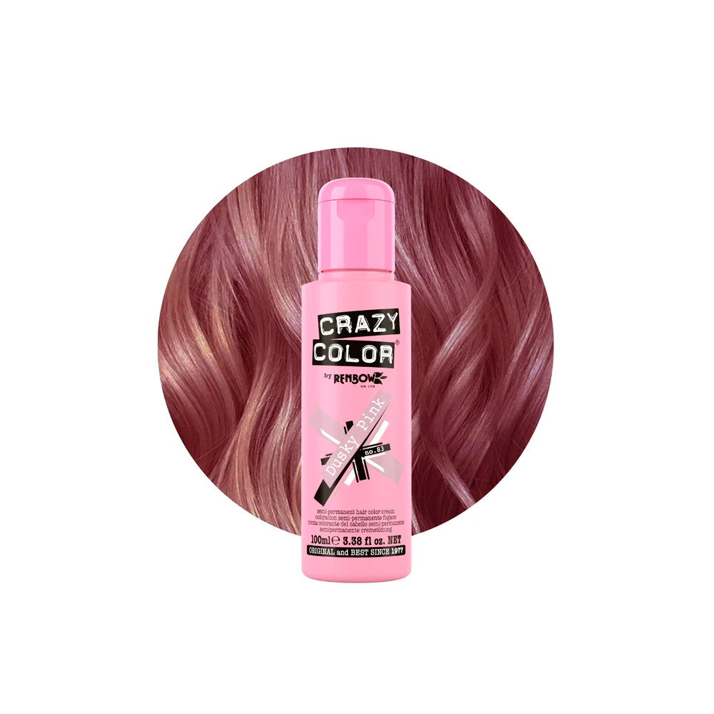 Crazy Color 83 Dusky Pink 100 mL Rosa scuro - colorazione semi-permanente senza ammoniaca