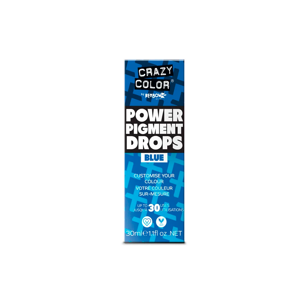 Crazy Color Power Pigments Blue 30 mL - pigmenti blu