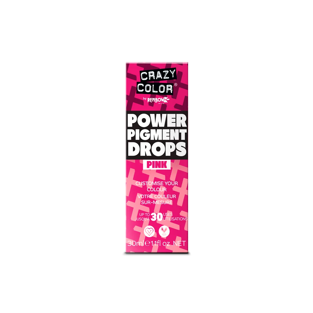 Crazy Color Power Pigments Pink 30 mL - pigmenti rosa