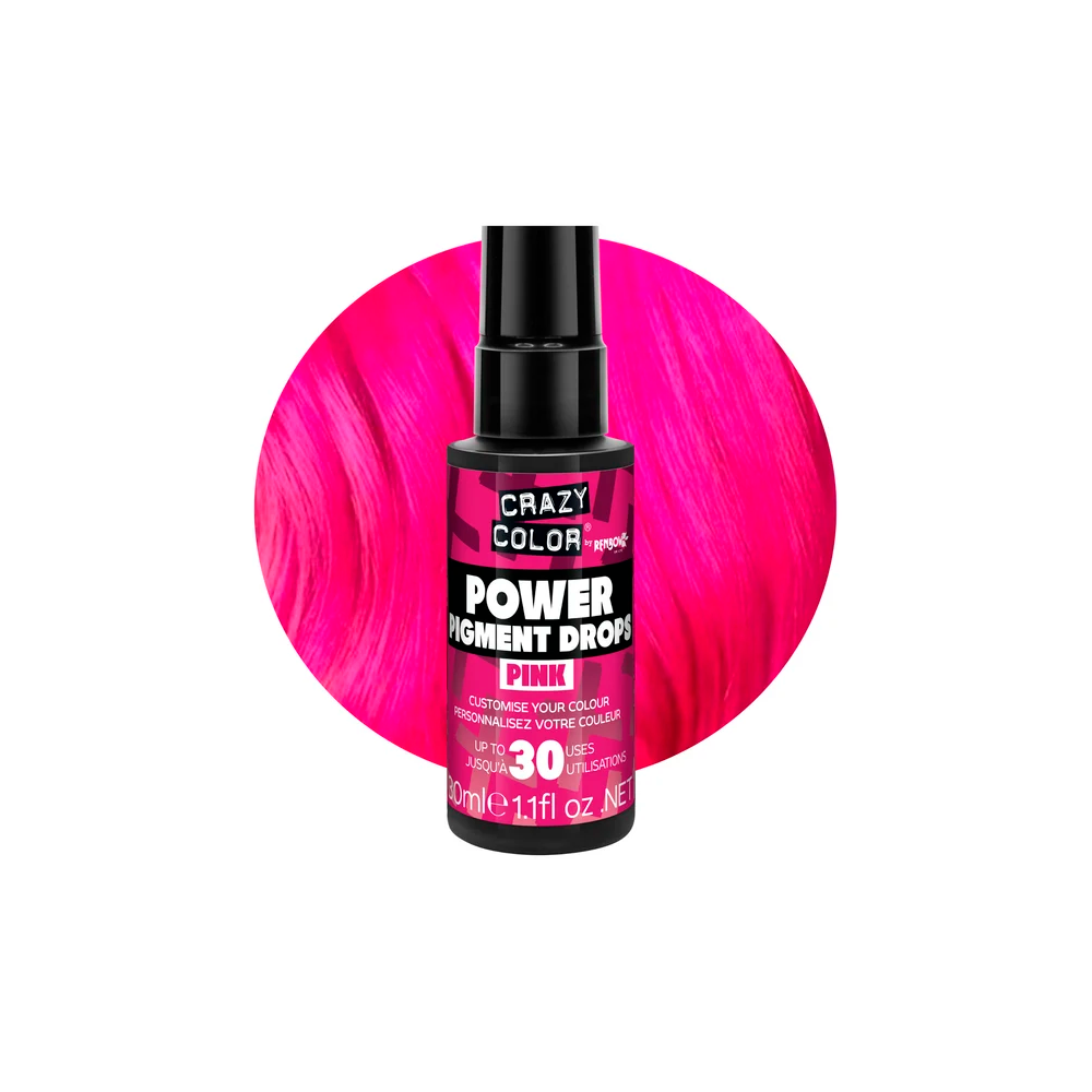 Crazy Color Power Pigments Pink 30 mL - pigmenti rosa