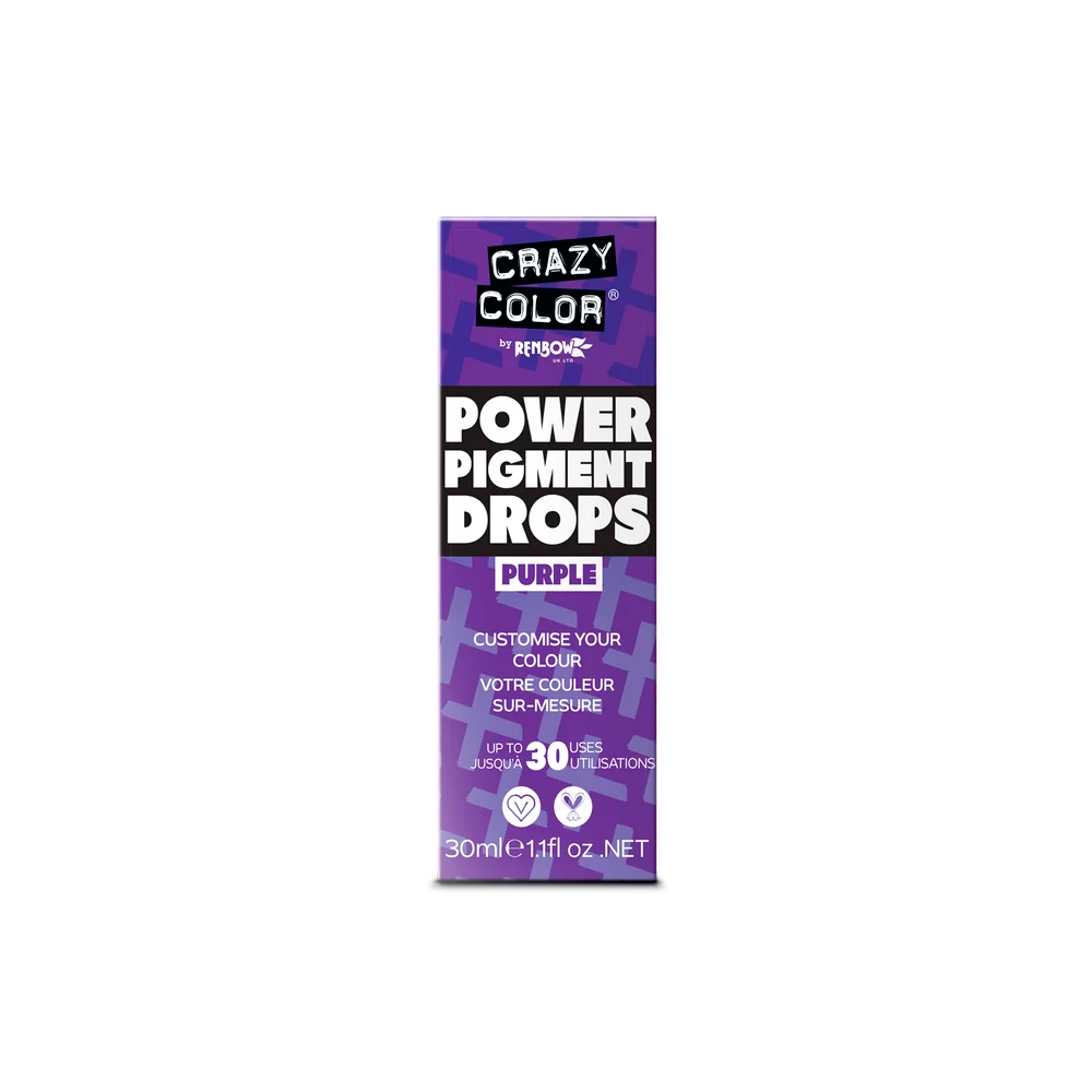 Crazy Color Power Pigments Purple 30 mL - pigmenti viola