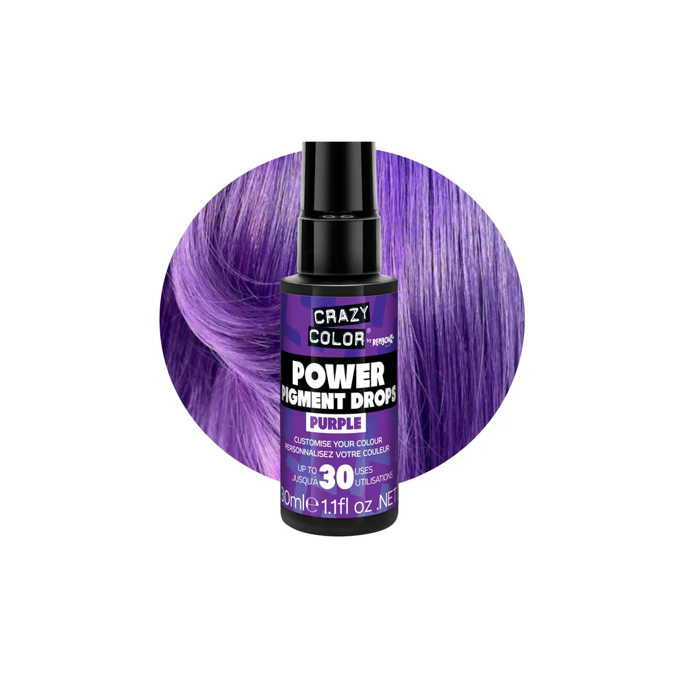 Crazy Color Power Pigments Purple 30 mL - pigmenti viola
