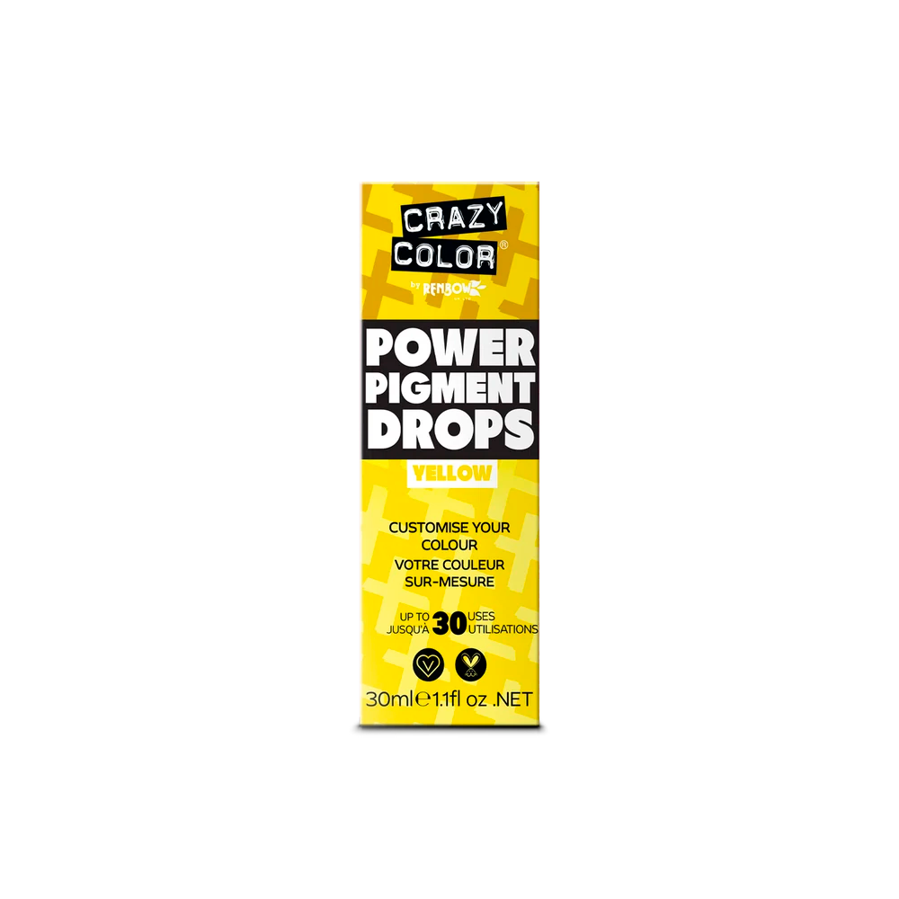 Crazy Color Power Pigments Yellow 30 mL - pigmenti giallo