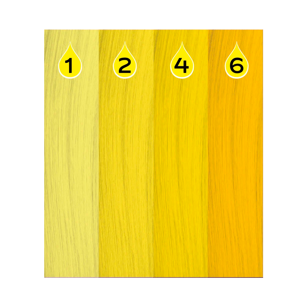 Crazy Color Power Pigments Yellow 30 mL - pigmenti giallo