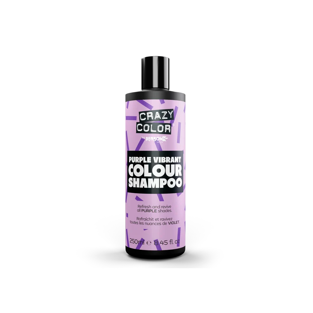 Crazy Color Purple Vibrant Colour Shampoo 250 mL - shampoo ravvivante viola