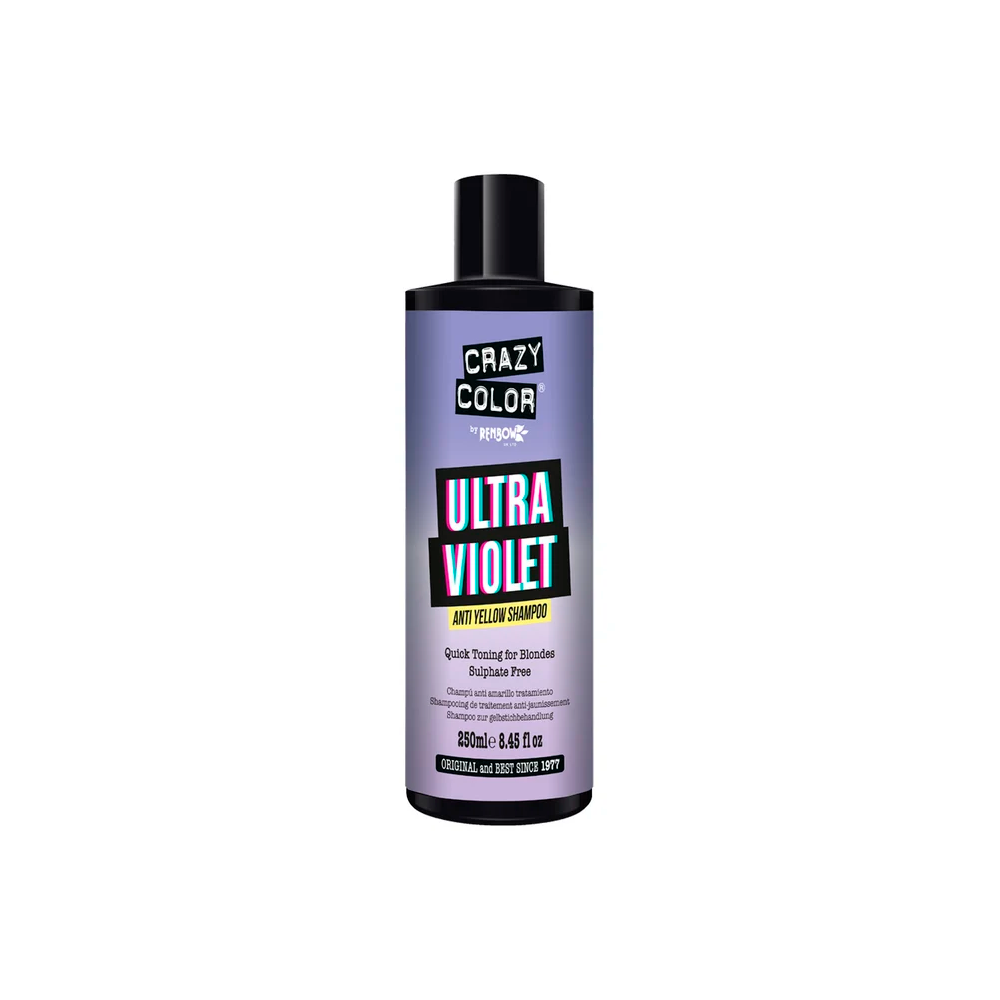 Crazy Color Ultra Violet Shampoo 250 mL - shampoo antigiallo