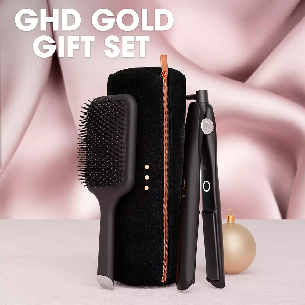 GHD Styler Gold Gift Set - brush + piastra Gold