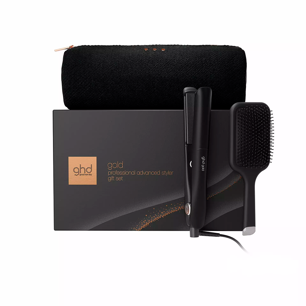 GHD Styler Gold Gift Set - brush + piastra Gold
