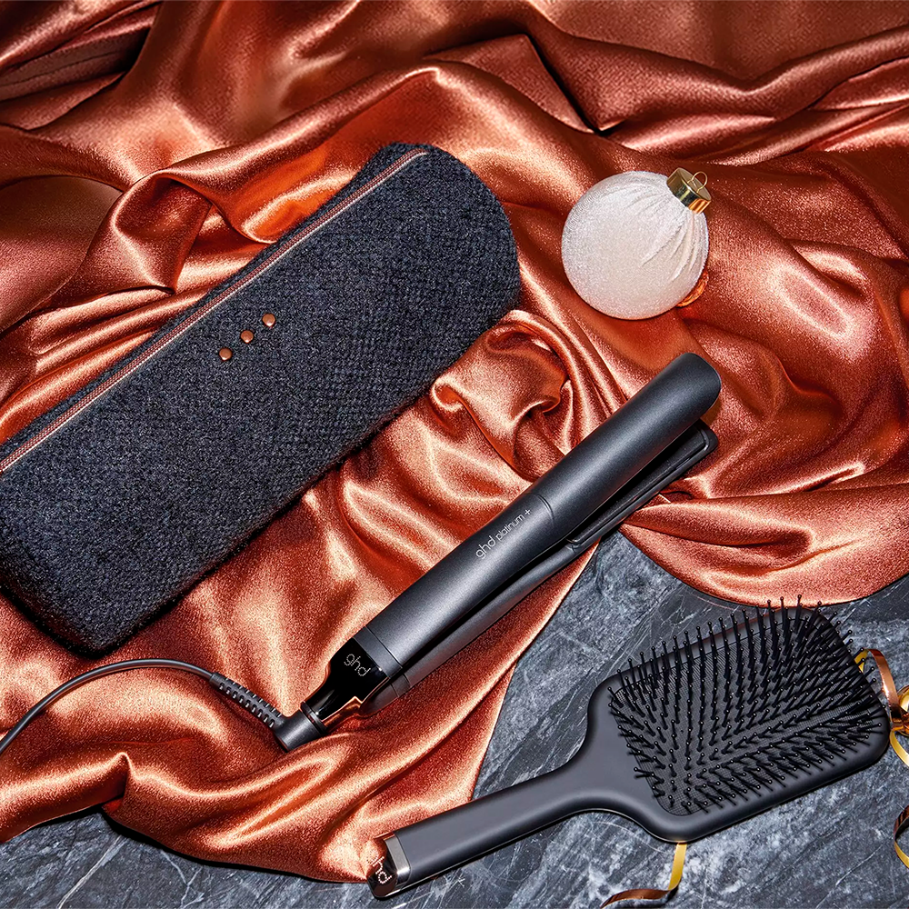 GHD Platinum+  Styler Gift Set - paddle brush + piastra Platinum+