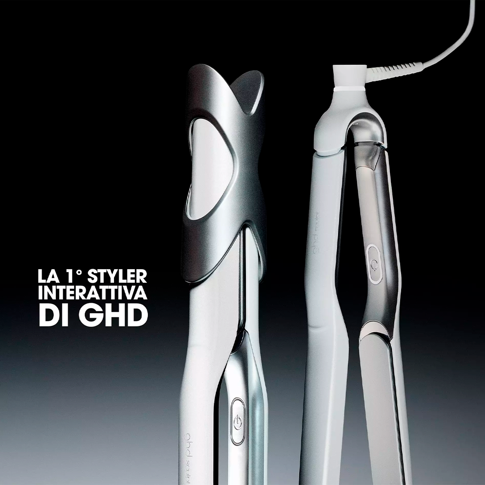 GHD Sculpt White - piastra per capelli bianca interattiva