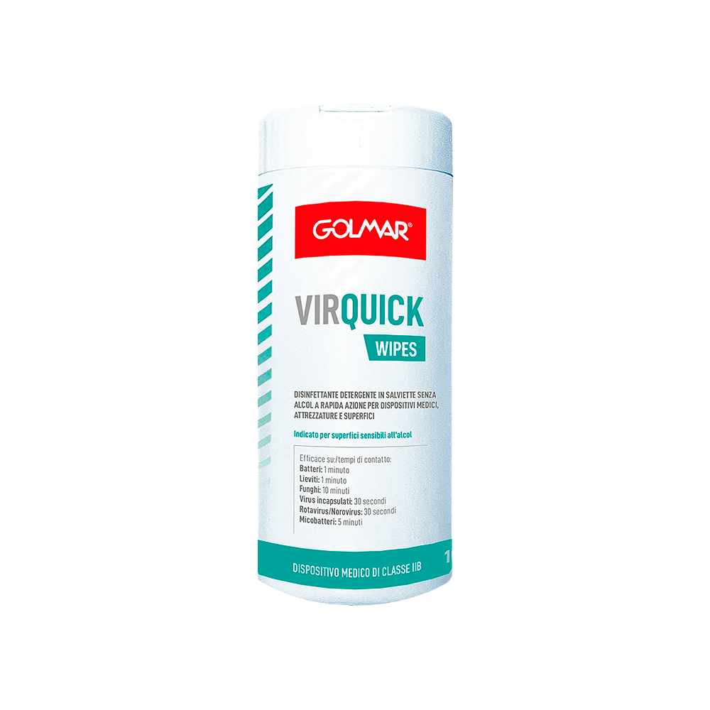 Golmar Salviette Disinfettanti Virquick Wipes 100 pcs