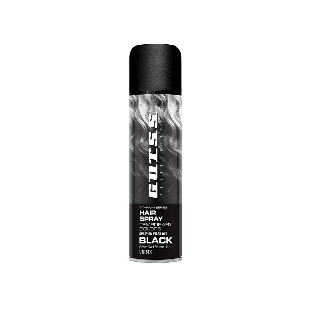 Gutss - Hair Spray Colorazione Temporanera - Black 150 mL