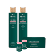 Hair Company – Kit Completo Ricostruzione Intensiva Double Action Regenerate con Shampoo & Maschera 250 mL + Lozioni Hair Repair A + B (10 x 10 mL)