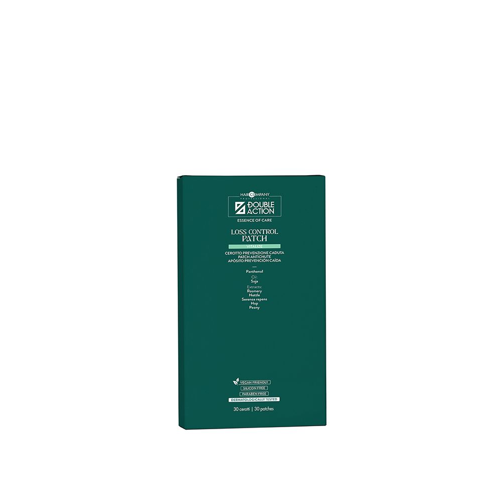 Hair Company - Double Action - Vitalize - Loss Control Patch 30 cerotti - trattamento anticaduta