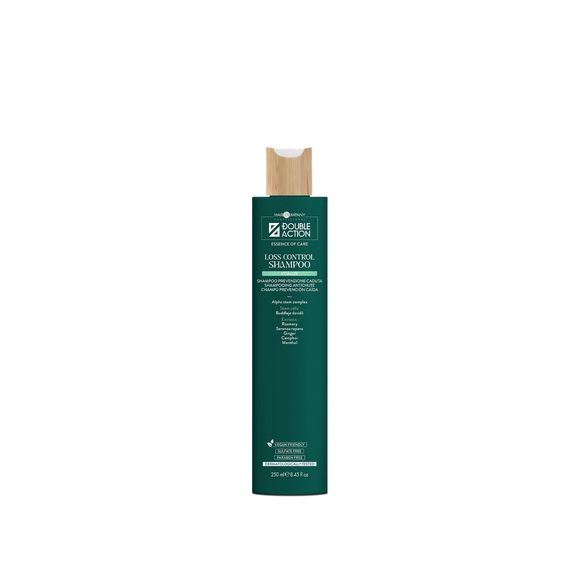 Hair Company - Double Action - Vitalize - Loss Control Shampoo Anticaduta 250 mL