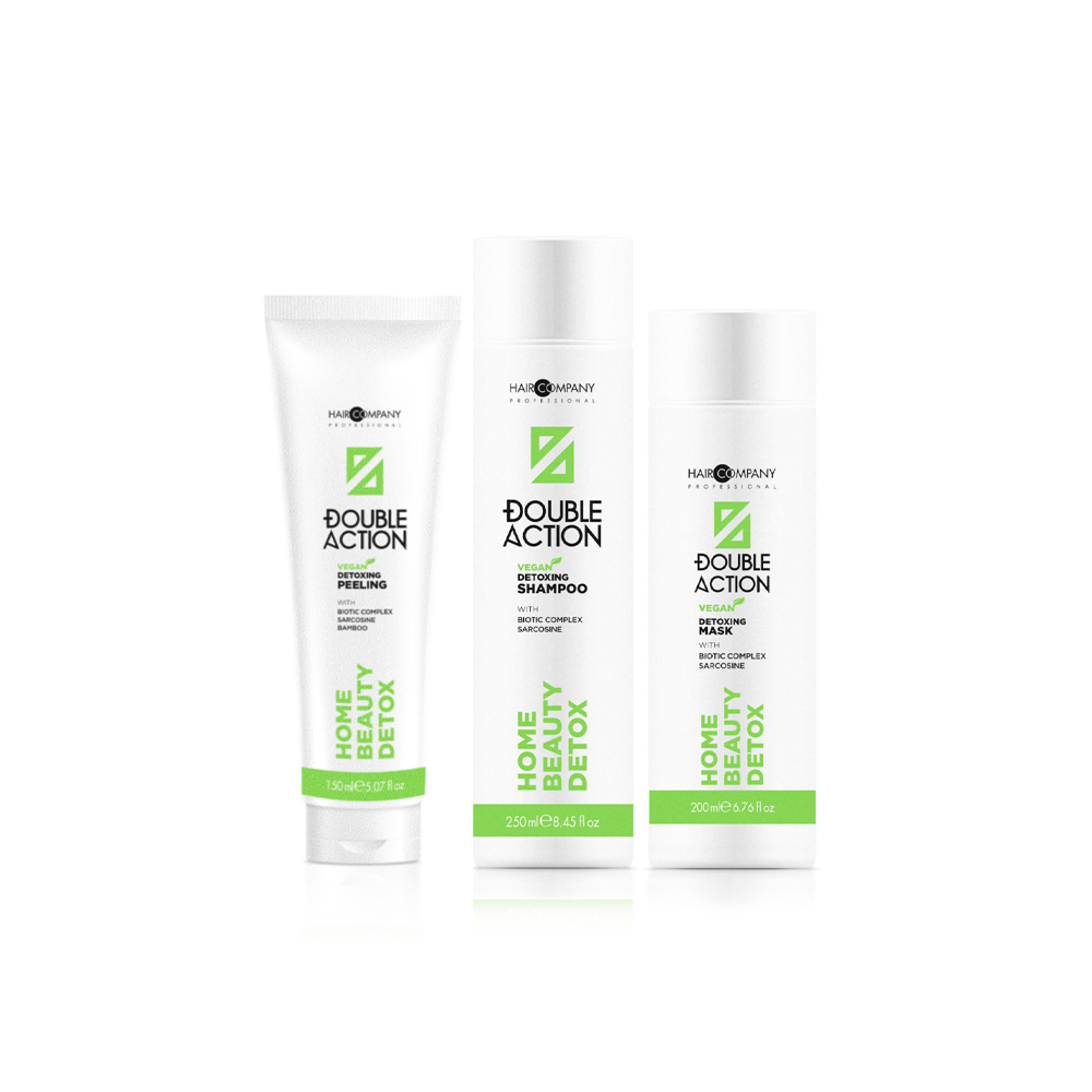 Hair Company - Home Beauty Detox - Peeling 150 mL + Champú 250 mL + Mascarilla 200 mL