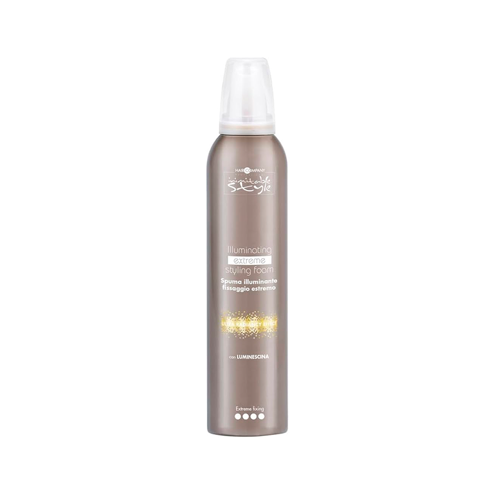 Hair Company Inimitable Style Extreme Foam 250 mL - spuma illuminante fissaggio estremo