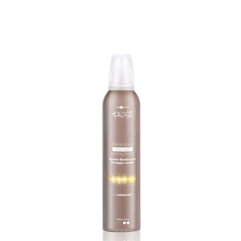 Hair Company Inimitable Style Medium Foam 250 mL - spuma illuminante fissaggio medio