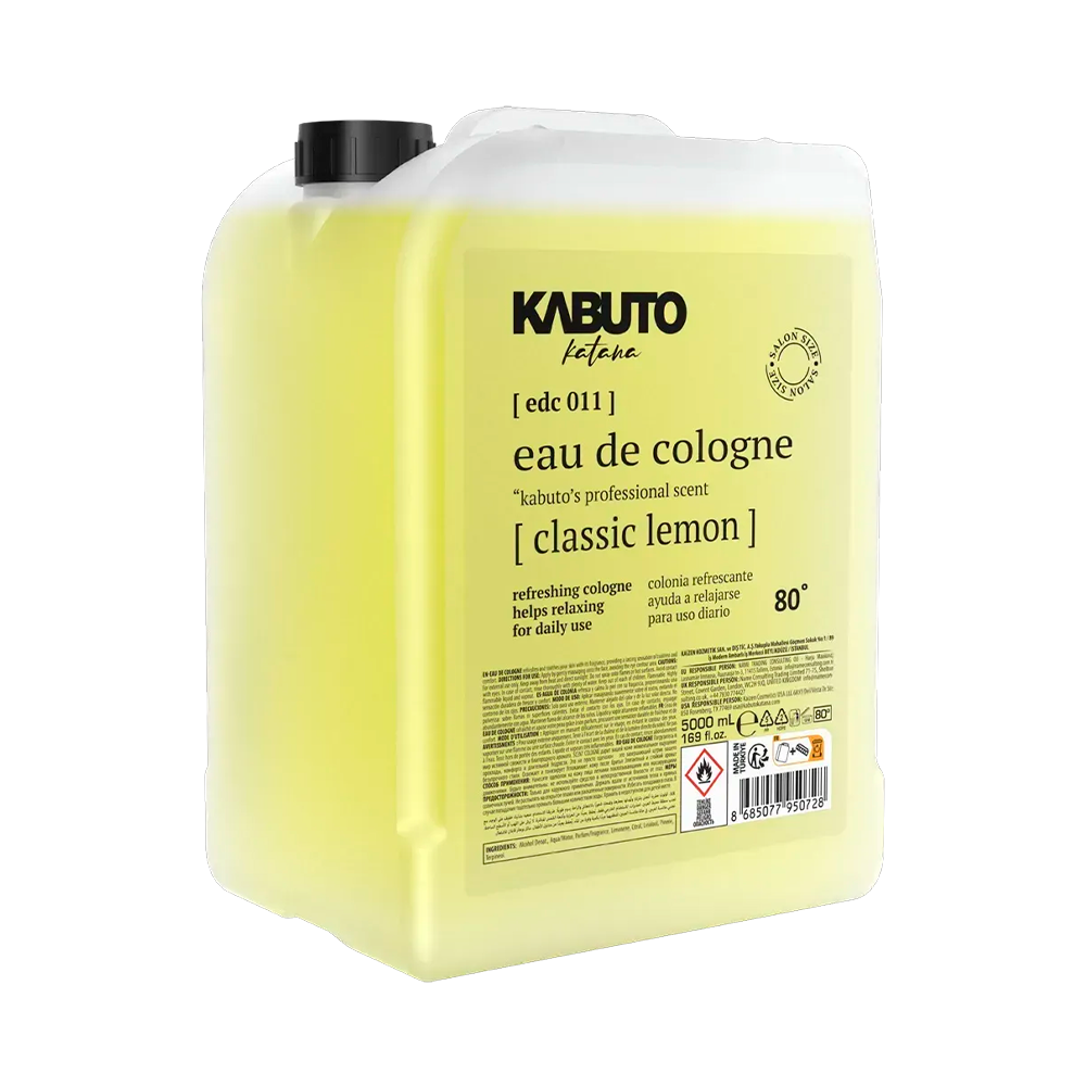 Kabuto Eau de Cologne Classic Lemon 5000 mL - fragranza classica al limone