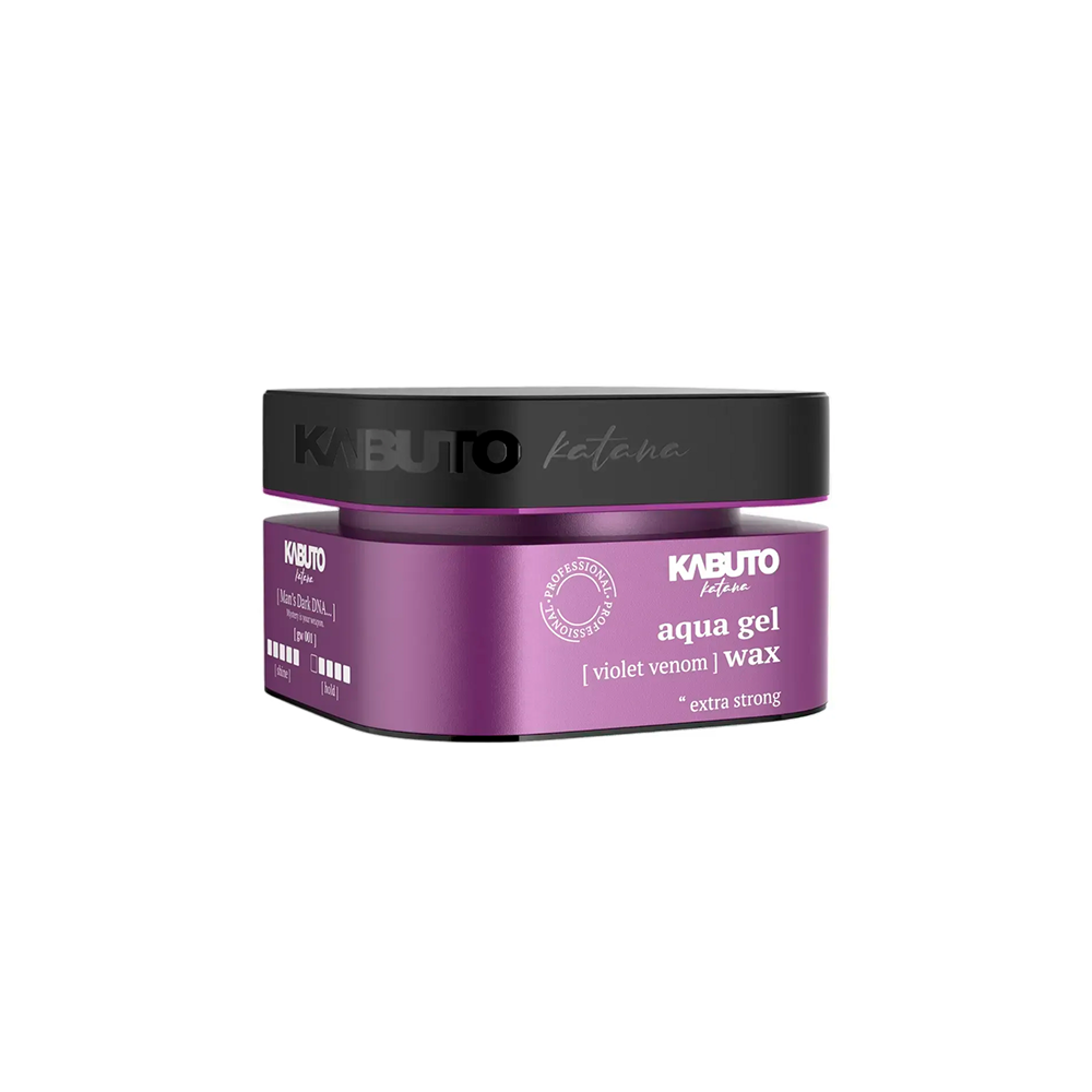 Kabuto Hair Styling Aqua Gel Wax Violet Venom 150 mL - tenuta 4 | brillantezza 5