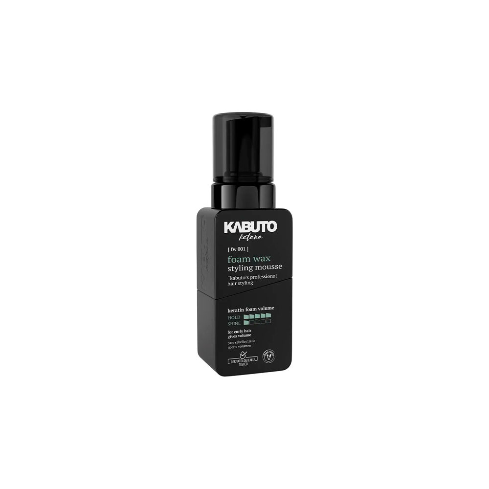 Kabuto Hair Styling Keratin Foam Wax 250 mL - tenuta 5 | brillantezza 1