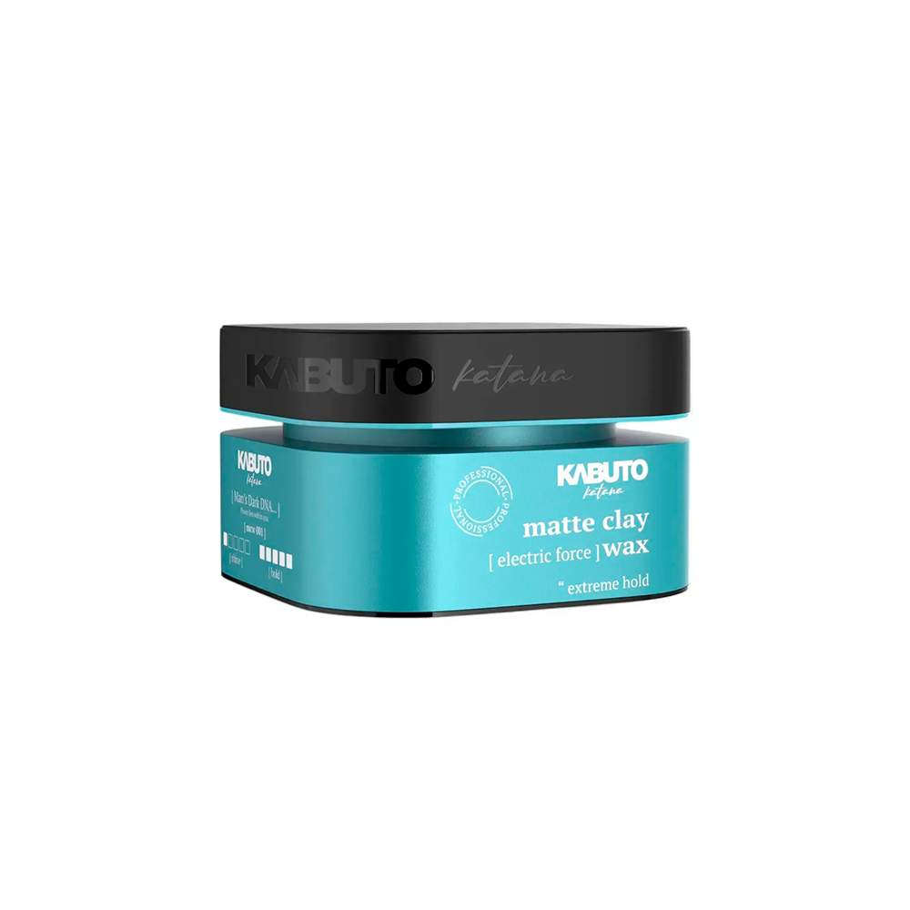 Kabuto Hair Styling Matte Clay Wax Electric Force 150 mL - tenuta 4 | brillantezza 1