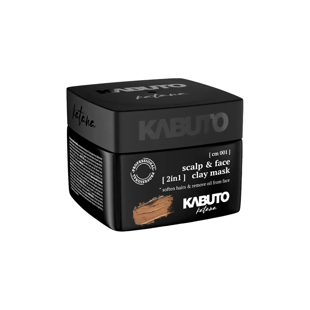 Kabuto Scalp&Face 2 in 1 Clay Mask 350 g - maschera viso e capelli purificante