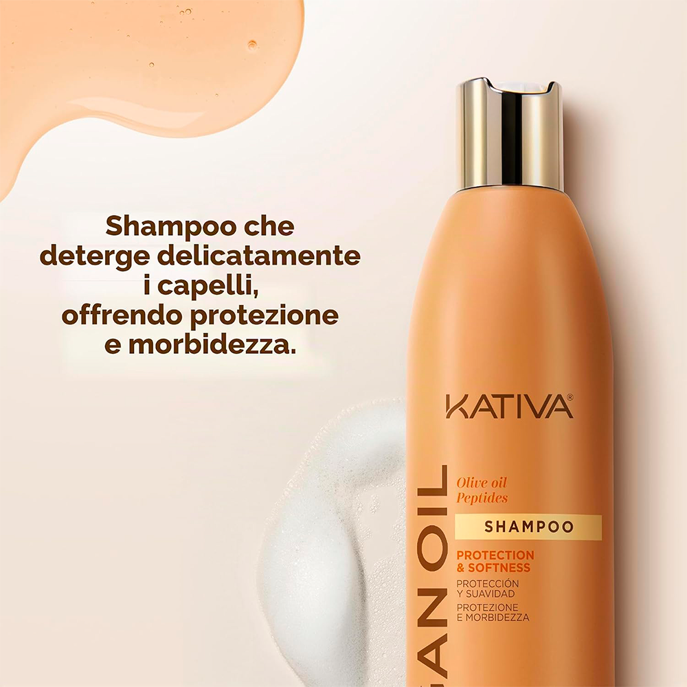 Kativa Argan Oil Shampoo 355 mL - protezione e morbidezza